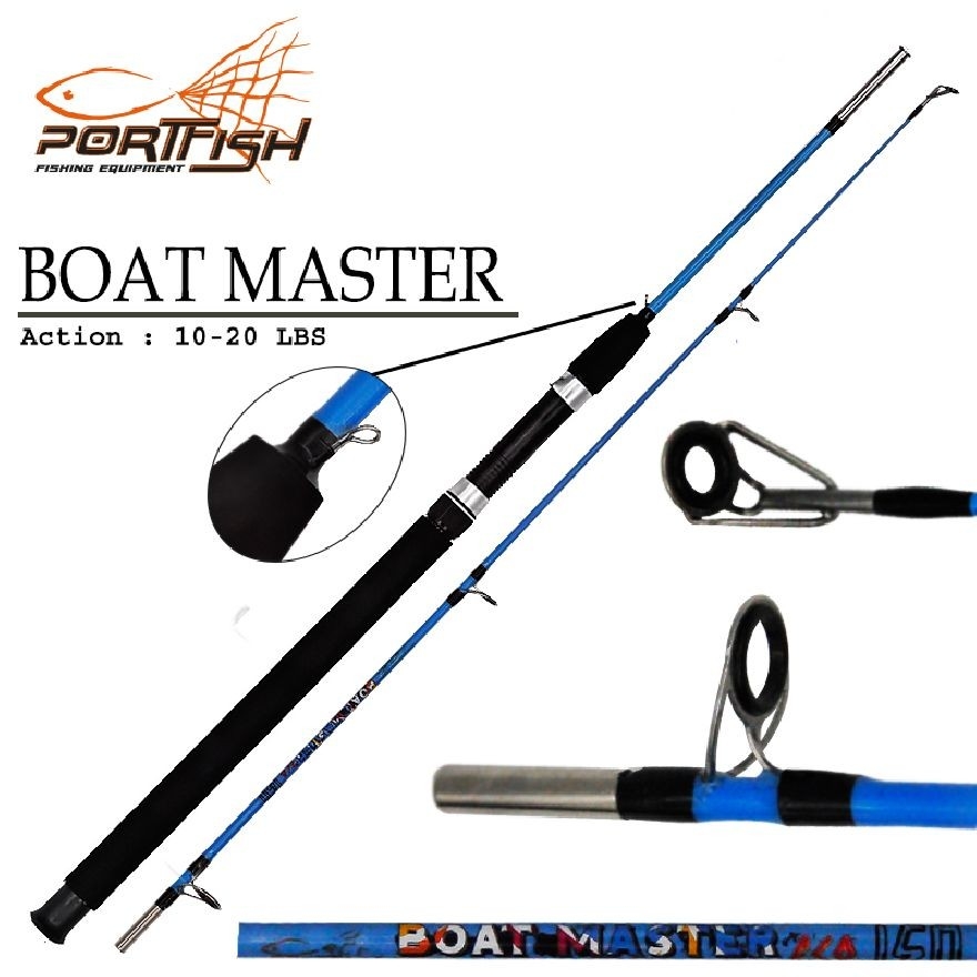 Portfish%20Boat%20Master%20Eco%20Tekne%20Kamışı%20180%20Cm%2010%20-20%20Lbs%20-%20Mavi