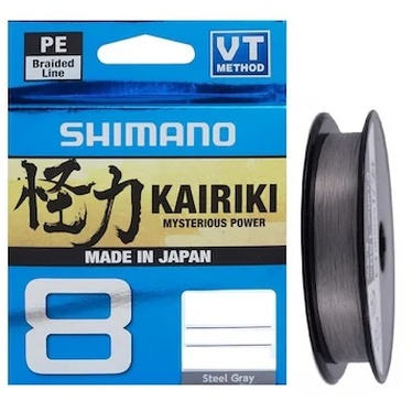 Shimano%20Kairiki%20Steel%20Gray%20Gri%200,20mm%20150mt%208kat%20İp%20Misine