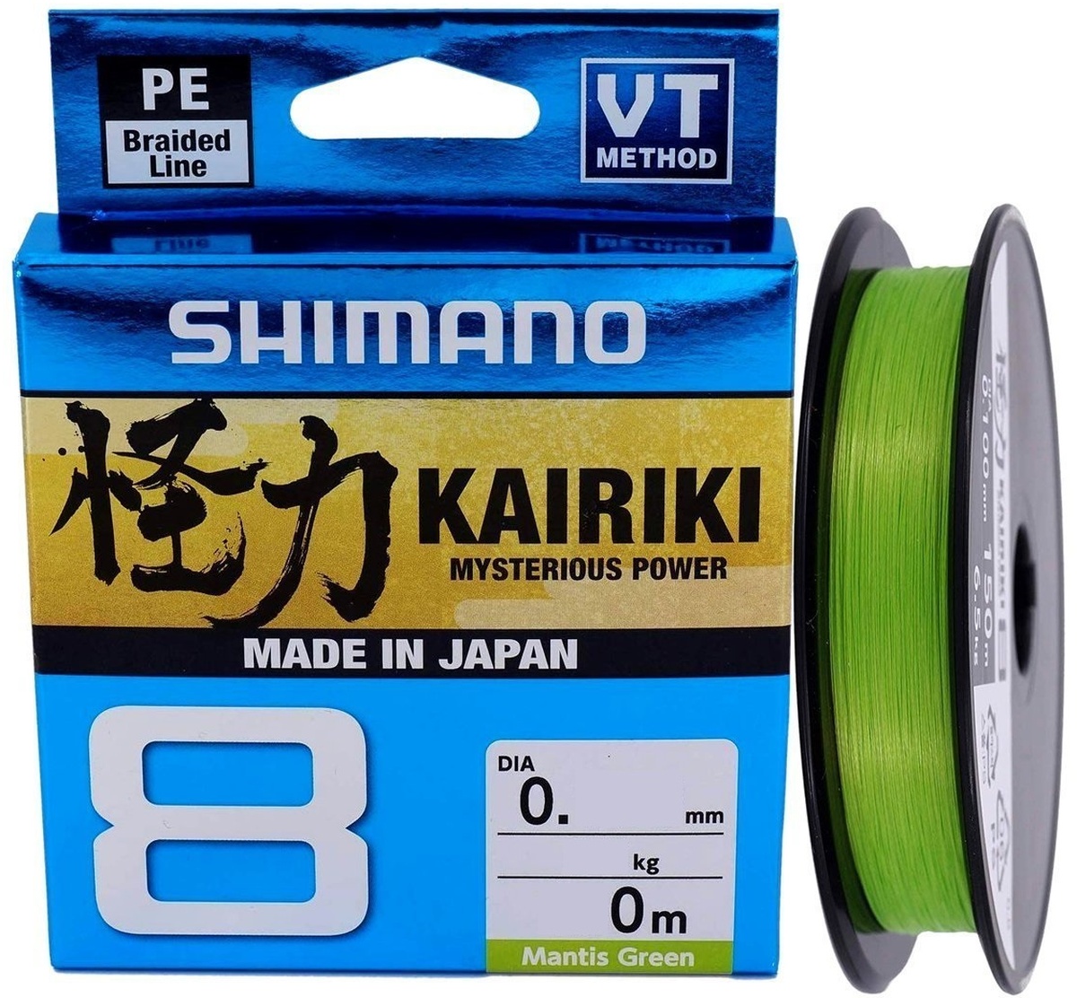 Shimano%20Kairiki%20Mantis%20Green%20Yeşil%200,13mm%20300mt%208kat%20İp%20Misine