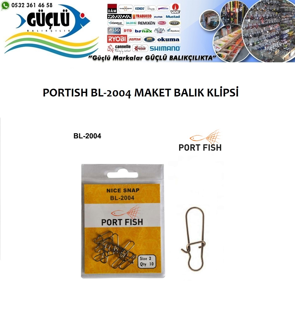 Rapala%20Klipsi,%20Maket%20Balık%20Klipsi%20Portfish%20Bl-2004%20No:1