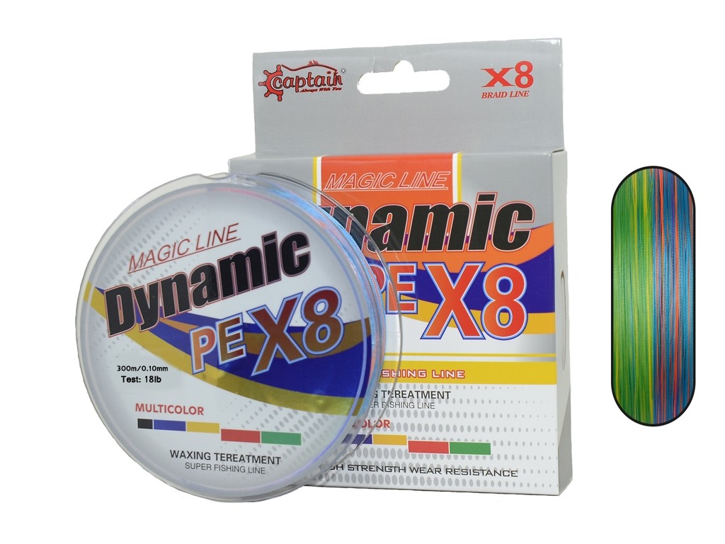 Captain%20Dynamic%20Pe%208x%20Örgü%20İpi%20Misina%200,14mm%20300mt%20Multi%20Color