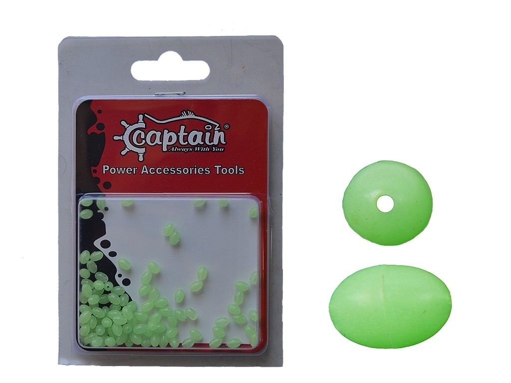 Captain%20Glowlu%20Çapari%20ve%20Takım%20Boncuğu%20Oval%20%20100’lü%20Paket%206MM