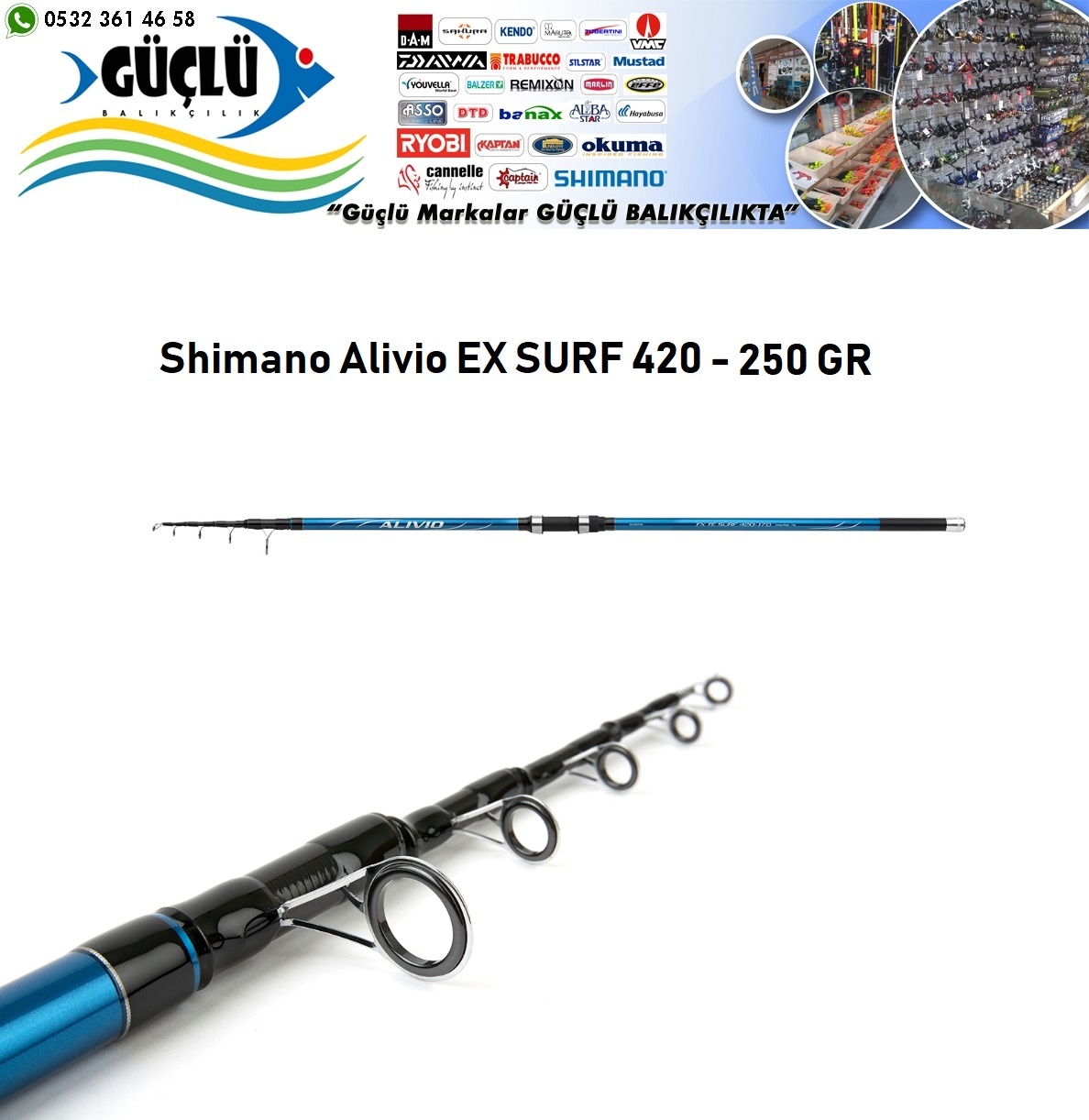 Surf%20Kamış%20Shimano%20Alivio%20Fx%20Surf%20420%20Cm%20250gr%20Aksiyon