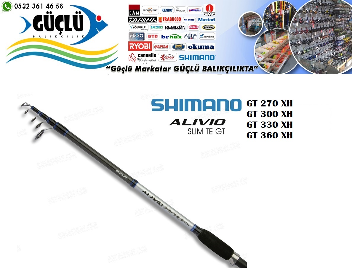 Teleskopik%20Slim%20Olta%20Kamışı%20Shimano%20Alivio%20Tele%20Slim%20Gt360Xh