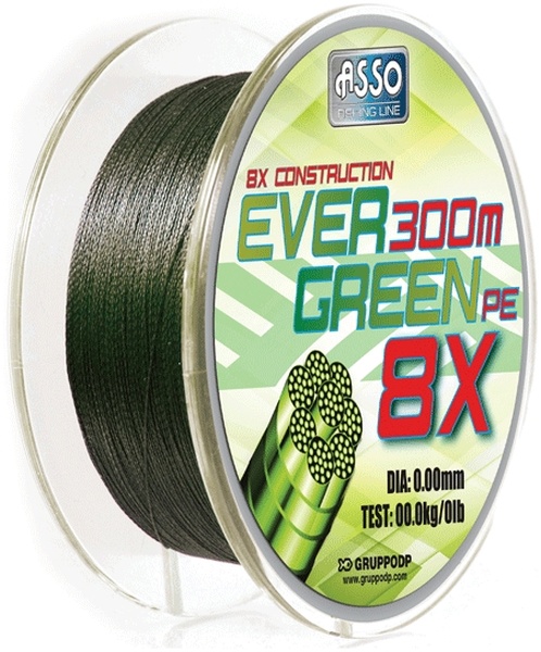 Asso%20Ever%20Green%208x%20130m%20İp%20Misina%200,12mm