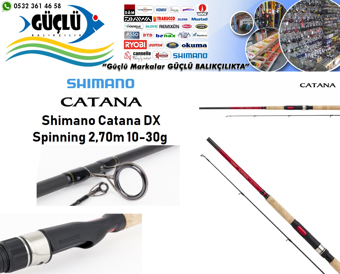 Shimano%20Spin%20Kamışı%20Catana%20Ex%20Spinning%20270%20M%2010-30%20Gr%20Aksiyonlu