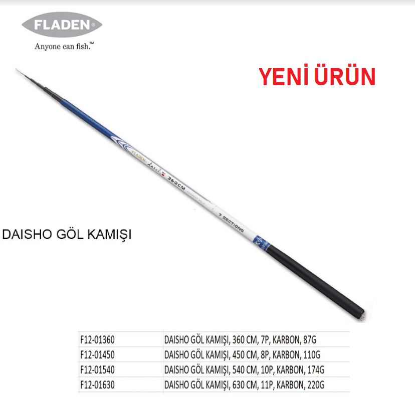 FLADEN%20DAISHO%20SLİM%20KARBON%20GÖL%20KAMIŞI%20%20360%20CM