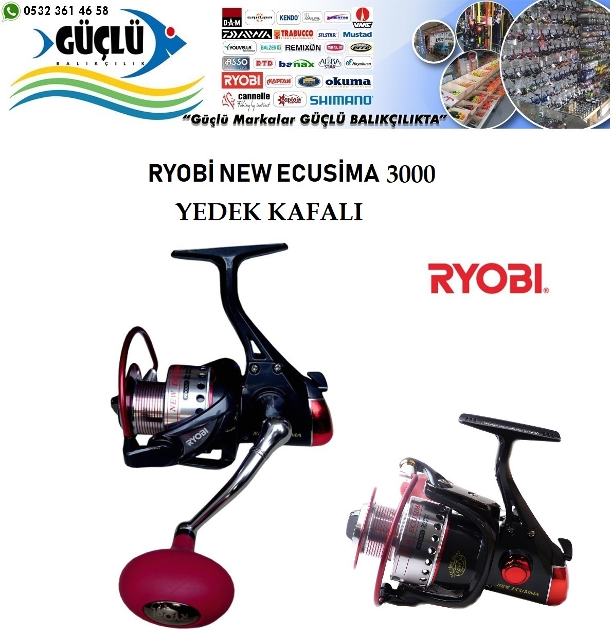 Spin%20Olta%20Makinesi%20Ryobi%20New%20Ecusıma%203000%20Yedek%20Kafalı