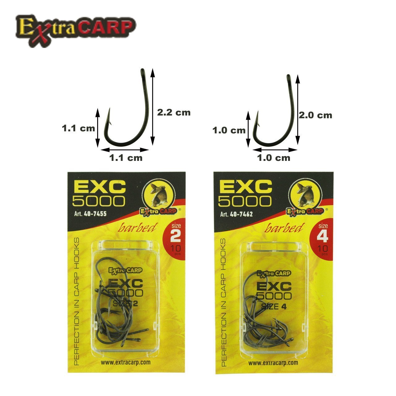 Sazan%20Iğnesi%20Extracarp%20Hooks%20Exc%205000%202%20No%2010’Lu%20Paket