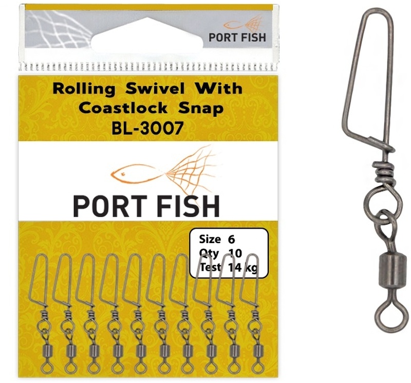 Portfish%20Bl3007%20Snap%20Klipsli%20Fırdöndü%20No:10