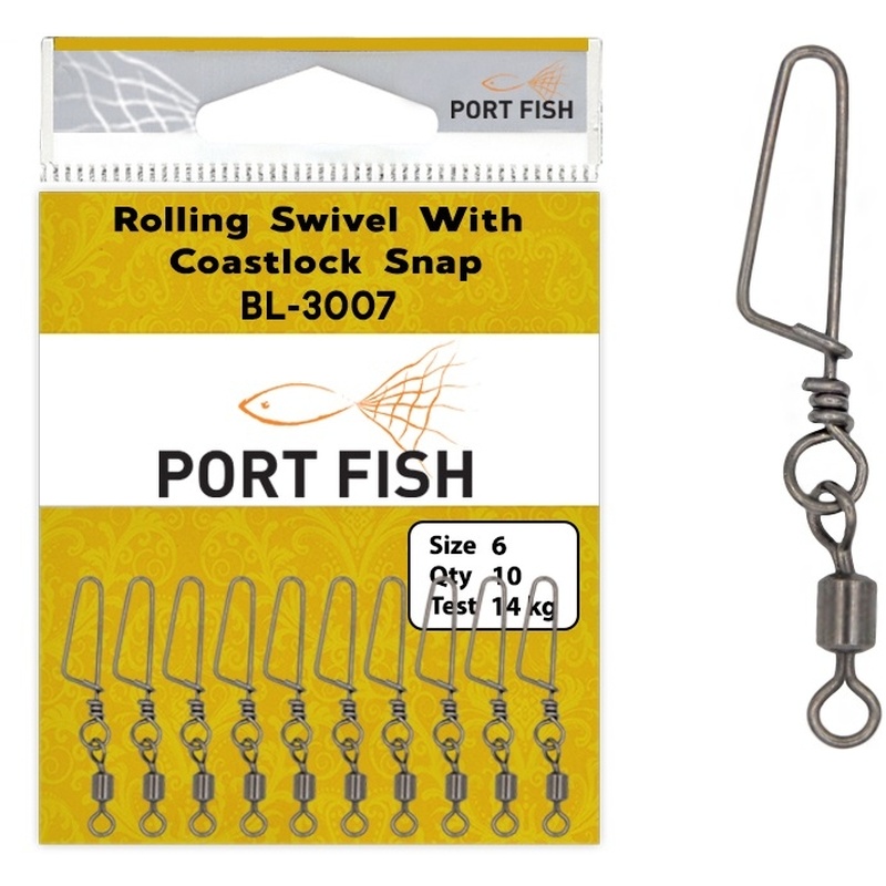 Portfish%20Bl3007%20Snap%20Klipsli%20Fırdöndü%20No:10