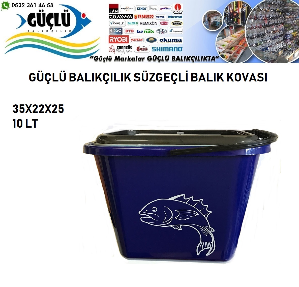 SÜZGEÇLİ%20BALIK%20KOVASI%2010LT