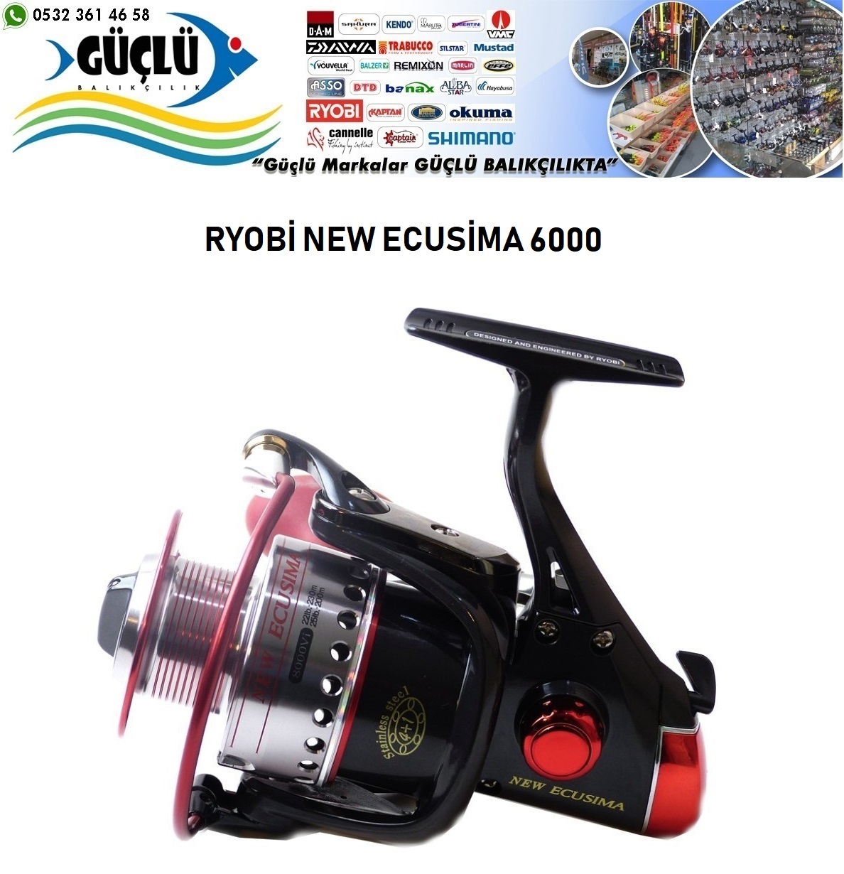 Ryobi%20New%20Ecusıma%206000%20Olta%20Makinesi