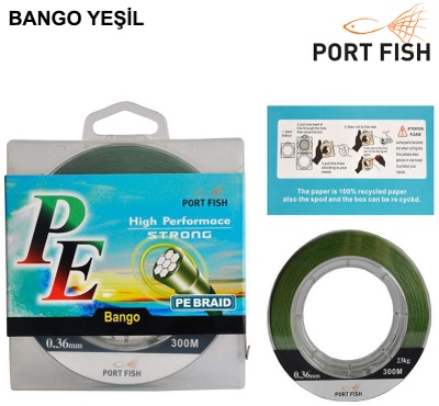 Portfish%20Pe%20Bango%204%20Kat%20İp%20Misina%20150mt%200,16mm