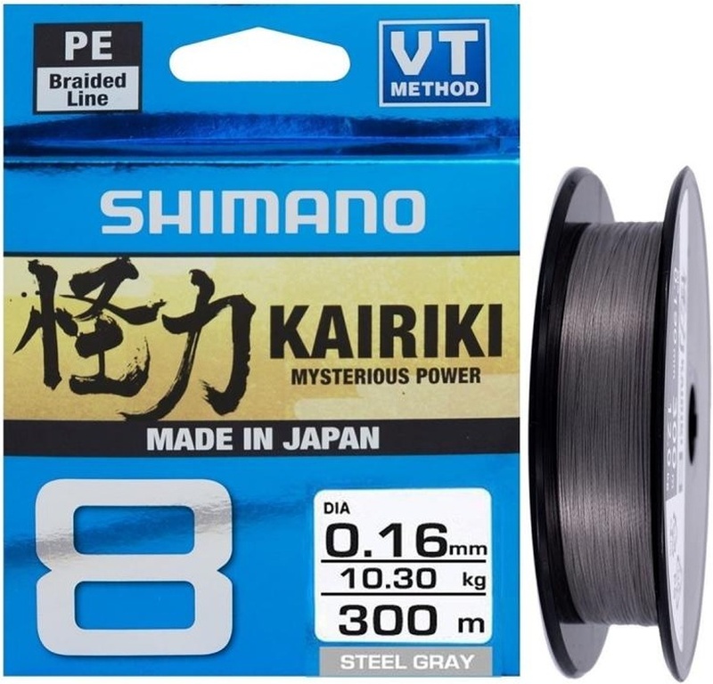 Shimano%20Kairiki%208%20Kat%20İp%20Misina%20Stell%20Gray%20Gri%20300%20Metre%200,19mm