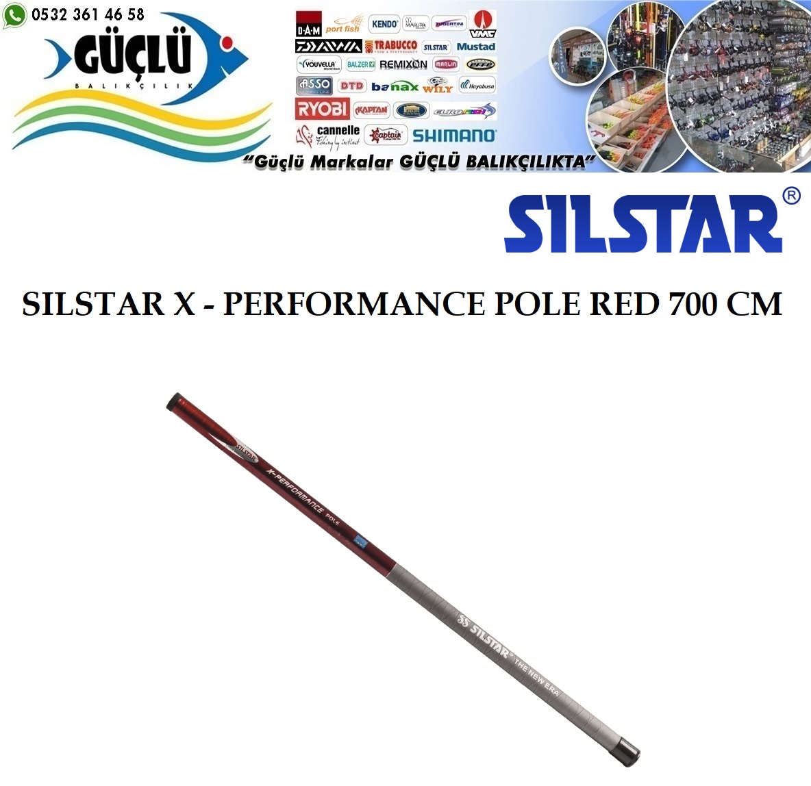 Göl%20Kamışı%20Silstar%20X%20-%20Performance%20Pole%20Red%20700%20CM