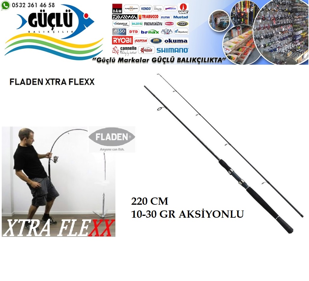 SPİN%20KAMIŞI%20FLADEN%20Xtra%20Flexx%20210cm%2010-30gr%20AKSİYONLU