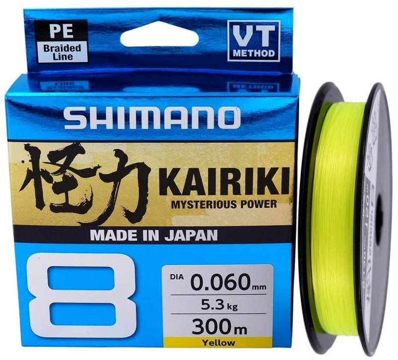 Shimano%208kat%20İp%20Misine%20Kairiki%20Yellow%20Sarı%20300%20Metre%200,13mm