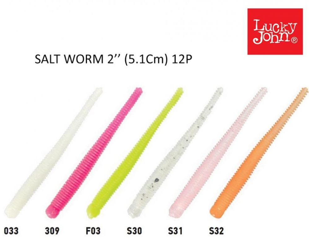 Lrf%20Silikonu%20Lucky%20John%20Saltworm%205.1cm%2012%20Li%20Pk%20Renk:033