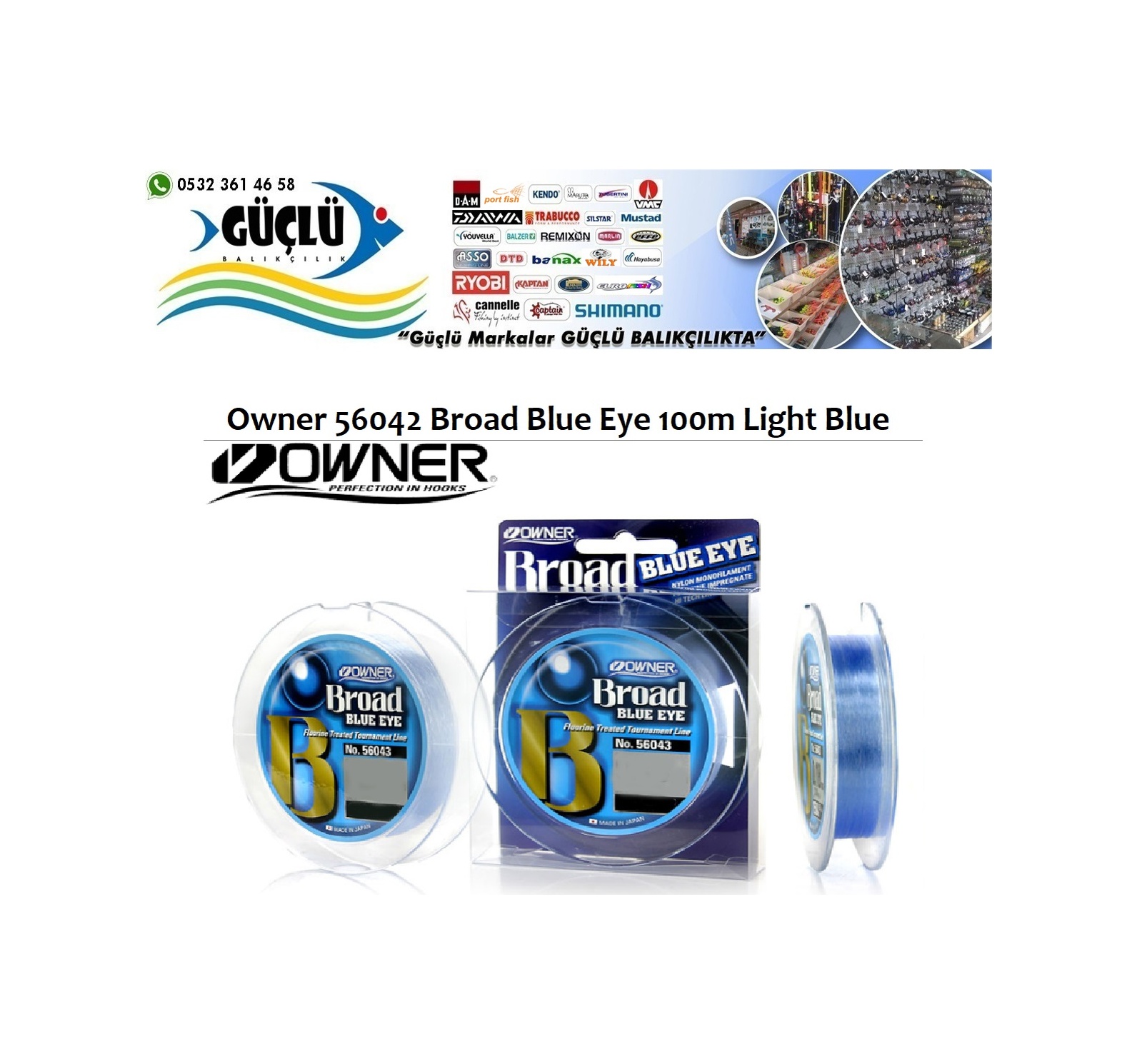 Owner%2056042%20Broad%20Blue%20Eye%20100m%20Japon%20Misina%200,24mm