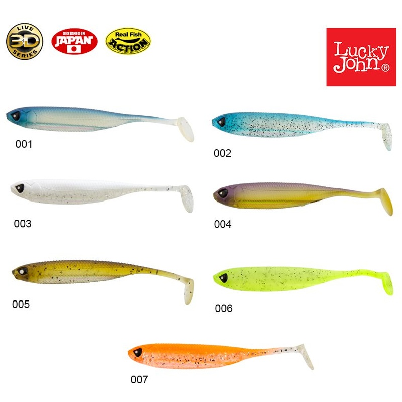 Silikon%20Yem%20Luckyjohn%20Makora%203d%20Shad%2010cm%206lı%20Pk%20Renk:004