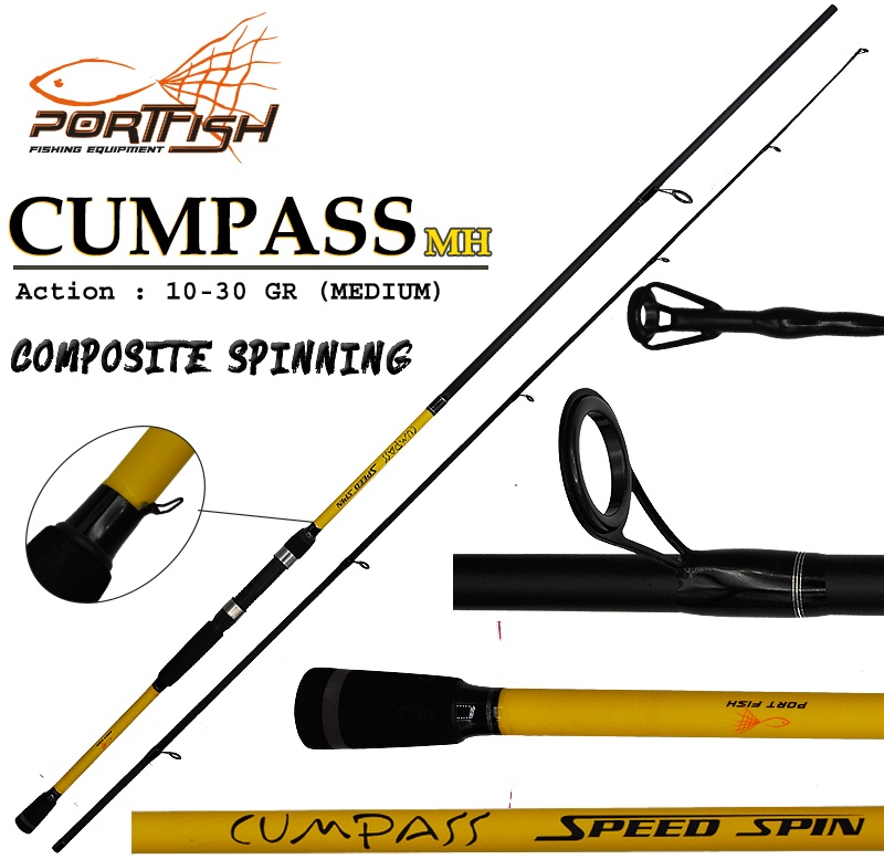 Portfish%20Cumpass%20270Cm%20Spin%20Kamış%2010%20-%2030%20Gr