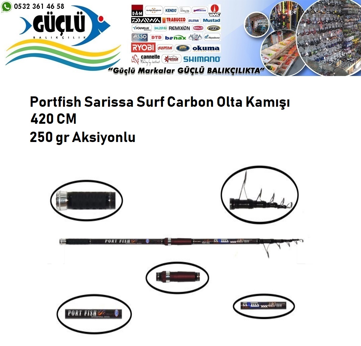 Surf%20Kamışı%20Portfish%20Sarissa%20Surf%20Carbon%20420%20CM