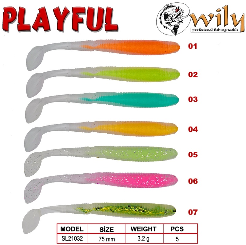 Wily%20Playful%20Silikon%20Yem%207.5%20Cm%203.2%20Gr%205%20Li%20Pk%20Renk:1