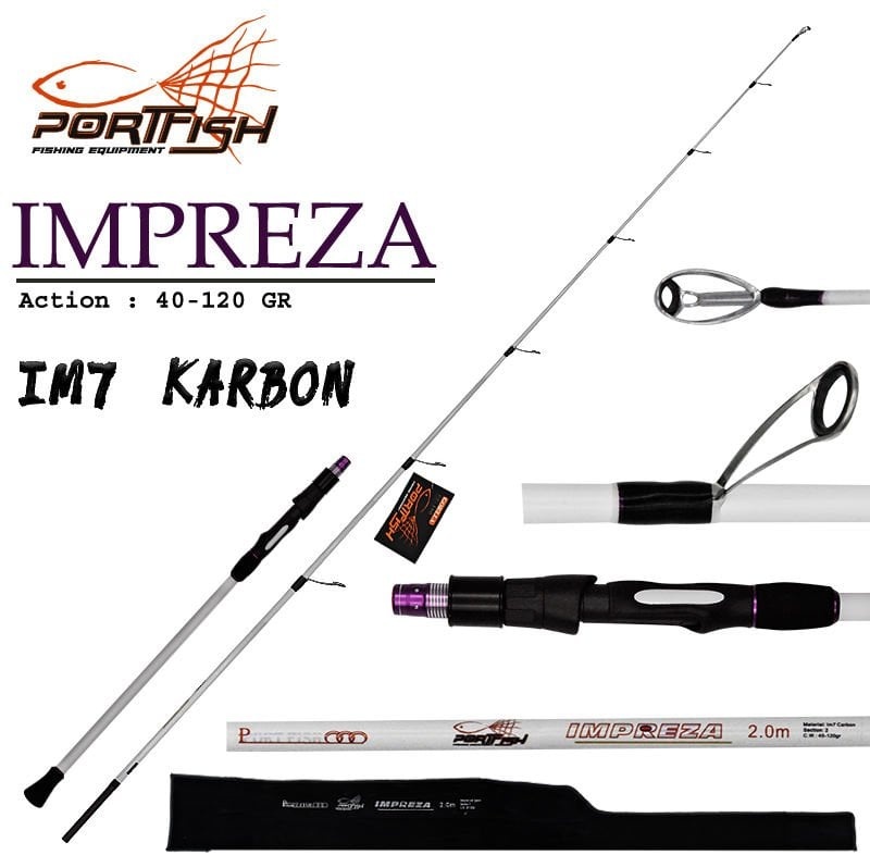 Portfish%20Impreza%20Jig%20Kamışı%20200%20Cm%2040-120%20Gr%202%20Parça