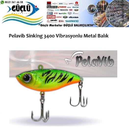 Vibrasyon Maket Balık Pela Uv Vıb Sınkıng 13Gr 5.5Cm Renk :10