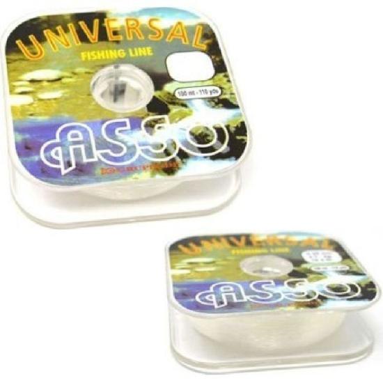 Asso Universal 100Mt Monofilament Misina Beyaz 0,18Mm