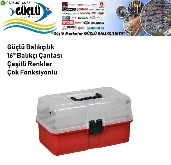 16’’ Balık Malzeme Çantası Çok Fonksiyonlu