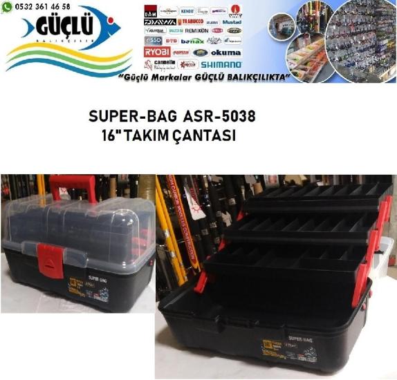 16’’ Raflı Takım Çantası Super-Bag Asr 5038