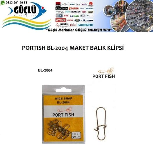 Rapala Klipsi, Maket Balık Klipsi Portfish Bl-2004 No:00