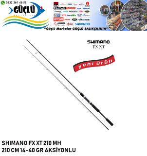 Spin Kamışı Shimano Fx Xt 210Mh 14-40 Gr Aksiyonlu Yeni Ürün