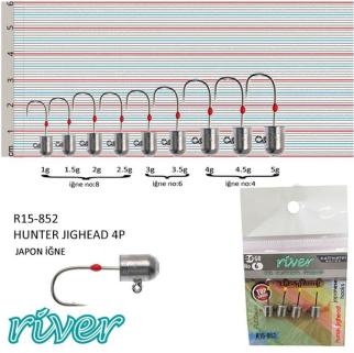 Jighead River Hunter 4 Lü Paket 4,5gr