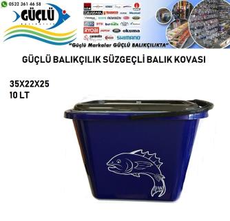 SÜZGEÇLİ BALIK KOVASI 10LT