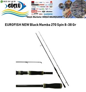 Spin Kamışı Eurofish New Black Mamba 270 8-38 Gr