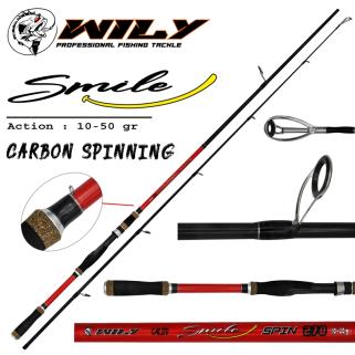 WİLY Smile 240 cm Spin Kamış 10 - 50 gr