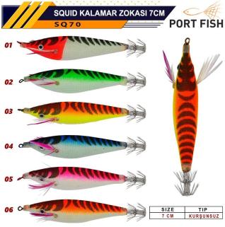 Kalamar Zokası Portfish Squid 7 Cm Renk:05