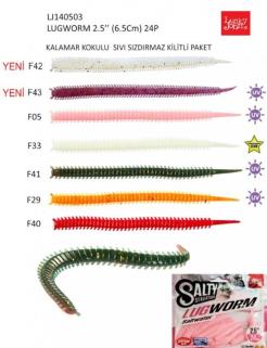 Lrf Silikonu Luckyjohn Lugworm 6,5cm Kokulu 24 Lü Pk Renk:f05