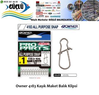 Owner 4183 Kaşık Maket Balık Klipsi No:1,5