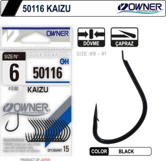 Owner 50116 Kaizu Black İğne No:4