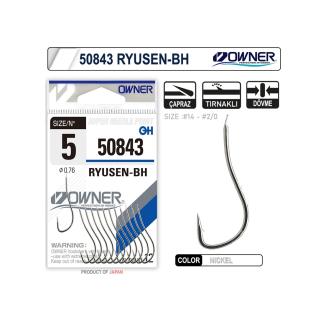 Owner 50843 Ryusen-bh White Nikel İğne No:1/0