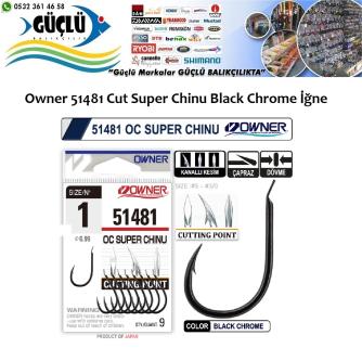 Owner 51481 Cut Super Chinu Black Chrome İğne No:5