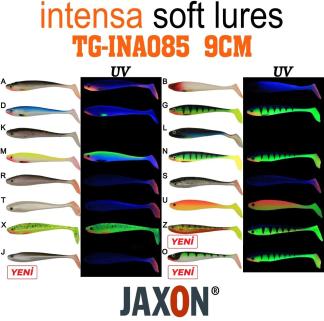 Silikon Balık Jaxon Gummy Intensa Tg-ına085 9cm 5 Li Pk Renk:a