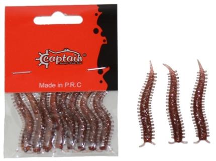 Silikon Kurt Captain Ajıbıshı 5.5cm 8 Li Paket Renk:1