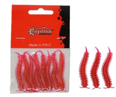 Silikon Kurt Captain Ajıbıshı 5,5Cm 8 Li Paket Renk:2