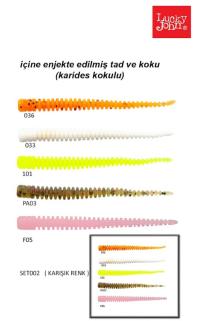 Silikon Yem Luckyjohn Kıng Leech 5cm 9 Lu Pk Renk:f05