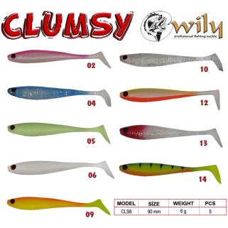 Silikon Yem Wily Clumsy 9 Cm 6 Gr 5 Li Pk Renk:09